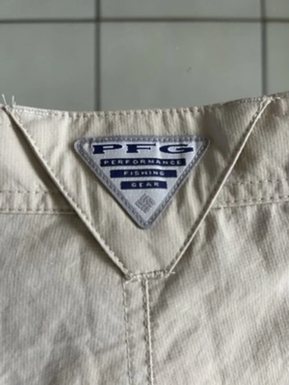 NWT Columbia PFG Blood & Guts III Shorts Omni-Shade UPF 30 Mens Khaki 36W 10L